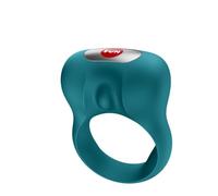 Wmmner Fun Factory Steady Anillo para el Pene con Vibración | Anillo Vibrador de Silicona para Parejas | Estimulación Específica Del Clítoris | 3 Programas de Vibración | Resistente Al Agua/Petrol