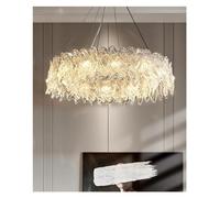 Wmmner Glass Crystal Lamp Compatible With Living Room Decoration Dining Designer Bedroom Post-Modern Simple Lamps Lights, (One Color L90Cm H26Cm)/un Color/Dia48Cm H20Cm