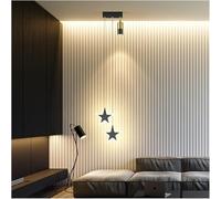 Wmmner Gold Light Room Master Bedroom Head Of a Bed Small Chandelier Modern Minimalist Net Red Simple Long Line Restaurantc,Led Ceiling Lamp/un Color/2Cheadblack15Cm