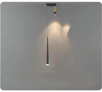Wmmner Gold Light Room Master Bedroom Head Of a Bed Small Chandelier Modern Minimalist Net Red Simple Long Line Restaurantc,Led Ceiling Lamp/un Color/1Aheadblack15Cm