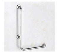 Wmmner Grab Rails For Bathroom Handrails Grab Bar L-Shaped Bathroom, Stainless Steel,Chromed Shower Armrest,Elderly, Disabled Toilet-Skid Handle, Towel Rack/Espejo/Derecho 40 cm