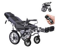 Wmmner Heavy Duty Reclining Electric Wheelchair For Adults, 500W Super Horse Power Motor All Terrain, Adjustable Backrest And Pedal For Seniors -25Km Range