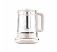 Wmmner Hervidor Eléctrico, Agua Caliente de Vidrio de 1,5 Lensers Control de Temperatura Tetera Multifunción Conservación de Calor Máquina de Té Integrada/1.5L