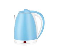 Wmmner Hervidor Eléctrico de Ebullición Rápida, Hervidor de Ebullición Rápida de Acero Inoxidable 304, 2L, 1500W, Protección de Apagado Automático, Rojo/Azul