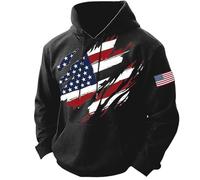Wmmner Hoodies For Men Big And Tall Pocket Graphic Draw Stoversized Casual Long Sleeve Pullover Comfortable Thermal Hooded Sweatshirt Trendy Basic Hoodies/Negro/3Xl