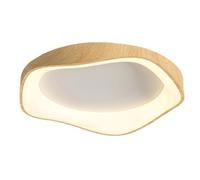 Wmmner Imitation Wood Grain Ceiling Lamp Minimalist Style Panel Lamp Japanese Style Ceiling Flush Lights Three-Tone Light Super Bright Ceiling Light For Study Of Bedroom Hallway Flat Light/Color de la