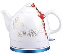 Wmmner Kettles, Ceramic Electric Kettle Cordless Water Teapot, Teapot-Retro 1L Jug, 1000W Water Fast For Tea, Coffee, Soup, Oatmeal-Removable Base, Automatic Power Off,Boil Dry Protection/B Hopeful