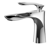 Wmmner Kitchen Sink Taps Brass Mixer Faucet, Sink Mixer Tap With Hot And Cold Adjustable, Single Handle Bathroom Tap For Washroom Kitchen Hotel Toilet, Water Saving/Plata/a