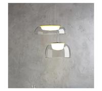 Wmmner Lamp Ceiling Lighting Hanging Light Compatible with Living Room Dining Kitchen Glass Indoor Led Lights Decoration Home Modern,Chandelier/28Cm