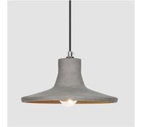 Wmmner Lámpara de Araña de Granja - Lámpara Colgante Moderna de Cemento Gris, Sombrero de Luz Colgante de Techo de Cemento Industrial - Luminario de Suspensión V-Intage, Lámpara Colgante de Techo Led