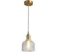 Wmmner Lámpara de Araña de Hierba de una Sola Cabeza Iluminación de Pasillo de Techo Fini de Latónsh Luces Colgantes de Cristal 1, Luces Colgantes Dere para el Comedor Altura Ajustable, Lámpara de Ara