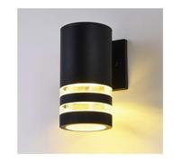 Wmmner Lámpara de Pared, Apliques de Pared para Interiores Y Exteriores, Lámparas de Pared Impermeables, 9 W, 3000 K, Blanco Cálido, Aplique de Pared, Controlador Led Etl, Lámpara de Porche de Alumini