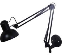 Wmmner Lámpara de Pared de Brazo Oscilante Industrial Ajustable Negra Lámpara Larga de Doble Brazo de Aluminio Compatible con Dormitorio, Lectura, Sala de Estar, Oficina, Trabajo Arquitectónico de Pas