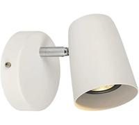 Wmmner Lámpara de Pared de Lectura Junto a la Cama Moufoco de Techo Interior Led Aplique de Pared Ajustable Giratorio Blanco Gu10 para Vestíbulo Pasillo Gabinete Escaparate Galería/Blancas