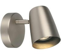 Wmmner Lámpara de Pared de Lectura Junto a la Cama Moufoco de Techo Interior Led Aplique de Pared Ajustable Giratorio Blanco Gu10 para Vestíbulo Pasillo Gabinete Escaparate Galería/Cromo