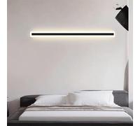 Wmmner Lámpara de Pared de Tira Larga Led para Interiores/Exteriores, Apliques de Espejo Hacia Arriba Y Hacia Abajo, Lámpara Lineal/un Color/100 Centímetros