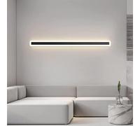 Wmmner Lámpara de Pared de Tira Larga Led para Interiores/Exteriores, Apliques de Espejo Hacia Arriba Y Hacia Abajo, Lámpara Lineal/un Color/30Cm