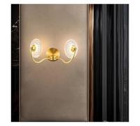 Wmmner Lámpara de Pared Dere Rede Vidrio Minimalista Moderna Decoración de Sala de Estar Dormitorio Estudio Led Iluminación Interior para el Hogar