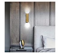 Wmmner Lámpara de Pared, Lámpara de Pared, Lámparas de Pared Minimalistas para Interiores Modernos, Compatibles con Pasillos, Dormitorios Y Mesitas de Noche. Lámpara Led de Pared en Negro, Blanco Y Do