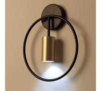 Wmmner Lámpara de Pared Led de Geometría de Luz, Luz Cálida de 5 W/Luz Blanca de Hierro, Foco de Decoración Del Hogar, Iluminación Interior, para Sala de Estar