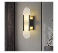 Wmmner Lámpara de Pared Led de Mármol Natural para Interiores Ac85~265V Lámpara de Aplique Minimalista para Tv Fondo Pasillo Sala de Estar Villa Decoración Ulz 001150Apliques de Pared Led Lámparas de