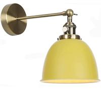 Wmmner Lámpara de Pared Retro, Aplique de Pared Ajustable, Lámpara de Dormitorio, Lámpara de Pared de Brazo Oscilante, Decoración de Pared de Estilo Campestre Americano, Accesorios de Dormitorio/Amari