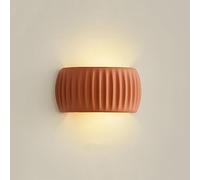 Wmmner Lámpara de Techo de Araña, Luz Blanca, Leche Hacia Arriba Y Hacia Abajo, Iluminación Interior, Resina, Naranja, Nórdica, Moderna, Decoración, Led, Dormitorio Verde, Lámpara Montada en la Pared