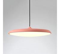 Wmmner Lámpara de Techo de Estilo Minimalista con Araña en Forma de Ovnis, Lámpara Colgante, Luz Blanca de 6000K, Luz Colgante Compatible con Comedor, Lámpara Colgante de Techo Led/Rosa/9.8In