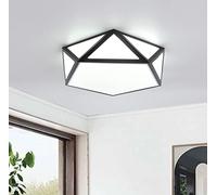Wmmner Lámpara de Techo Led de Montaje Empotrado de Forma Irregular Moderna Única - Lámpara de Techo de Estrella Luz Acrílica Regulable, Luz de Colgar/un Color