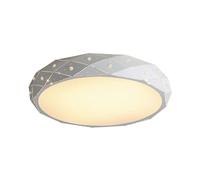 Wmmner Lámpara de Techo Led Moderna, Lámpara de Techo de Montaje Empotrado Regulable Blanca con Control Remoto, Lámpara Rede Metal Y Pantalla De, Accesorio de Luz de Techo para Sala de Estar, Comedor,