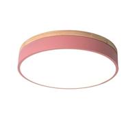 Wmmner Lámpara de Techo Led Sencilla Y Moderna Lámpara de Techo Creativa de Montaje en Superficie Lámpara de Techo Plana de Madera Y para Salón, Dormitorio, Comedor, Cocina, Estudio, Pasillo Lámpara d
