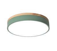 Wmmner Lámpara de Techo Led Sencilla Y Moderna Lámpara de Techo Creativa de Montaje en Superficie Lámpara de Techo Plana de Madera Y para Salón, Dormitorio, Comedor, Cocina, Estudio, Pasillo Lámpara d