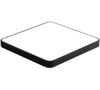 Wmmner Lámpara de Techo Led Ultrafina, Cabeza Rectangular de Sala de Estar, Focos de Troncos de Aspecto de Madera Natural, Luz de Techo Mi-Ni Interior Empotrada de Oficina, Lámpara de Techo Ulz 000937