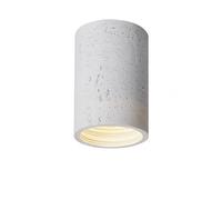Wmmner Lámpara de Techo Semiempotrada Wabi-Sabi de Estilo Japonés Lámpara de Techo Interior de una Sola Cabeza Imitación Foco de Cemento Decoración Luminario de Techo para Dormitorio Sala de Estar Com
