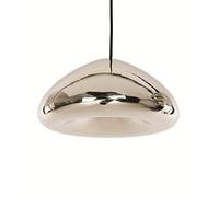 Wmmner Lámparas de Araña Led, Lámpara de Araña con Pantalla de Cristal, Lámpara Colgante Creativa Europea, Moderna Y Minimalista, Decoración, Lámpara Colgante G4, Adecuada para Cocina Y Comedor/Plata/