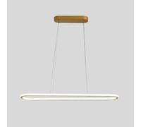 Wmmner Led Dimmable Chaner Luz Colgante Lineal Lámpara de Techo Colgante Minimalista con Control Remoto, Accesorio de Iluminación de Isla de Cocina Moderna Comedor Oficina Chaners/Oro/80Cm