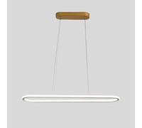 Wmmner Led Dimmable Chaner Luz Colgante Lineal Lámpara de Techo Colgante Minimalista con Control Remoto, Accesorio de Iluminación de Isla de Cocina Moderna Comedor Oficina Chaners/Oro/60 cm