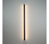 Wmmner Led Linear Strip Wall Light Long Black Wall Lamp Minimalist Wall Sconce Light Indoor, 40Cm/un Color/60 cm
