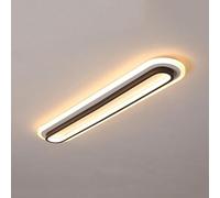 Wmmner Led Minimalist Art Flush Mount Ceiling Light Modern Long Strip Bedroom 3-Color Ceiling Lamp Nordic Flush Mount Ceiling Light Fixture For Living Room Dining Room Study Villa Bedroom Corridor Ha/