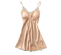 Wmmner Lencería Hollow Out Teddy Bodycon Jumpsuit Conjunto de Lencería Roja Sexy Push Up Naughty Deep V-Neck Stretch Negligee Sleepwear S Gratis/G-Beige/L