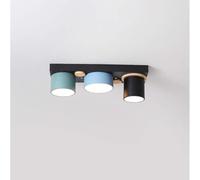 Wmmner Light Lamp Natural Ceiling Light, Wrought Iron 36W Chandelier, 3 Lights Led Lighting, Aron Simple Wall Lamp, Bedroom Living Room Decoration Lights, Chandelier