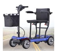 Wmmner Lightweight Mobility Scooter,4 Wheeled Electric Mobility Scooters,Folding Mobility Scooters,Mobility Scooters,With Basket Included,For Adults Elderly Disabled Outdoor Travel 8Ah