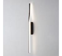 Wmmner Linear Spiral Wall Light Copper Long Strip Wall Lamp With Acrylic Shade Ultra-Thin Brass Wall Sconce Modern Led Wall Lights Bedside Decorative Lighting Wall,Brass-90Cm/Oscuridad/60Cm