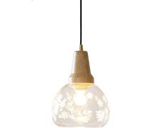 Wmmner Luces Colgantes de Vidrio Compatibles con Isla de Cocina, Accesorios de Luces Colgantes, Lámpara de Techo de Vidrio Circular Industrial, Lámpara Colgante