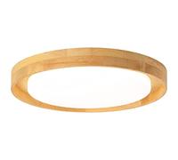 Wmmner Luz Blanca de 6000Kahorro de Energía, Lámpara de Techo Empotrada Led, Madera Simple, Cubierta de Lámpara Acrílica, Lámpara Plana, Cerca de Los Accesorios de Iluminación de Techo Ulz 000908 Lámp