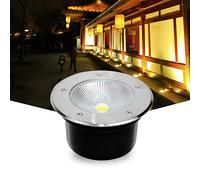 Wmmner Luz Subterránea de Jardín Led Lámpara de Tierra Integrada Luz de Inundación de Mazorca Ip65 Lavadora de Pared Repara Plaza Al Aire Libre Entrada Plataforma de Paso Paisaje Decorativoiluminación