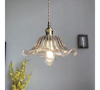Wmmner M-Ini Hanging Light,1-Light Modern Hanging Ceiling Light Compatible With Farmhouse,Green With Clear Glass Shade Classic, Chandelier(Onecolor)/un Color