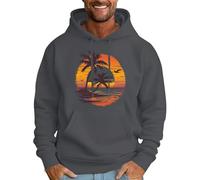 Wmmner Men Hoodie Stylish Trendy Printed Thermal Pocket Draw Stpullover Jumper Workout Gym Men Fashion Outdoor Leisure Comfortable Hoodie Sweatshirts/Gris Oscuro/L