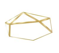 Wmmner Metal Geométrico Creativo, Blanco de 6000K, Lámpara de Techo Empotrada Led, Lámpara Plana de Pantalla Acrílica, Dormitorio Comedor Decorado con Accesorios de Iluminación/52 Centímetros