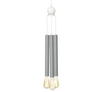 Wmmner Modern 3-Light Lights Adjustable Cord Chandelier Lighting, Metal Hanging Ceiling Lamps For Kitchen Island Bedroom(Blue)/Gris